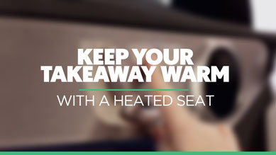 Use your seat heater for your food